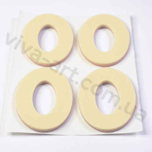 Кільце овальне на клейовій основі, розмір L, 4 шт